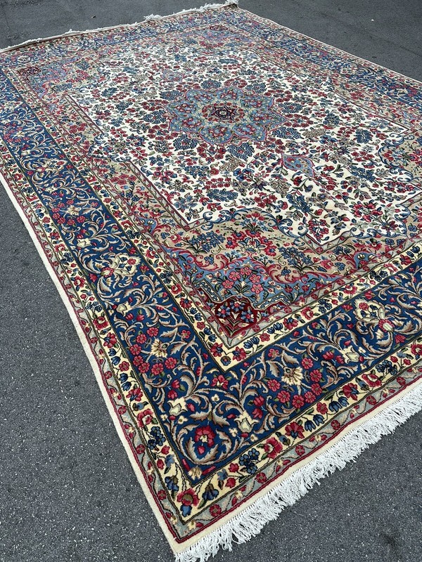 Exquisite Semi Antique Royal Signet Persienn Kirrmann Carpet 13’2”x 9’8”Handmade gallery