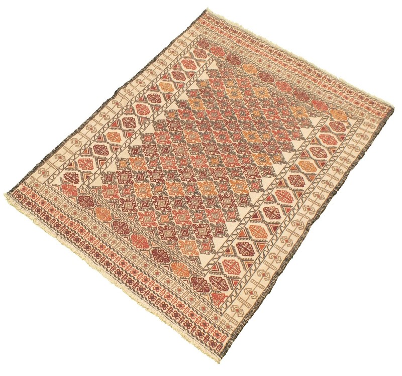 Vintage Hand Woven Area Rug 4'3" x 6'0" Traditional Wool Oriental Carpet gallery