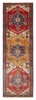 Vintage Hand-knotted Runner Rug 3'4" x 10'8" Traditional Oriental Wool Carpet gallery