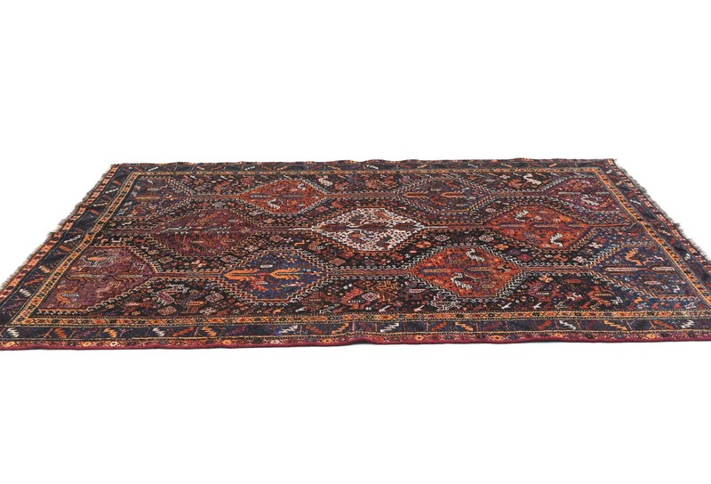 Hand-Knotted Semi-Antique Tribal Wool Rug Oriental Home Decor Carpet 5X8 ft gallery