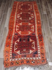 4x8ft. Antique Authentic Turkish Yayla Wool Runner