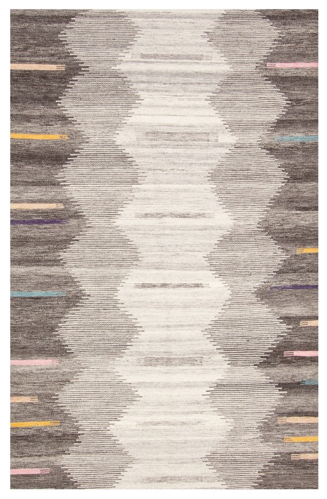 Vintage Hand Woven Area Rug 5'0" x 8'0" Traditional Wool Oriental Carpet
