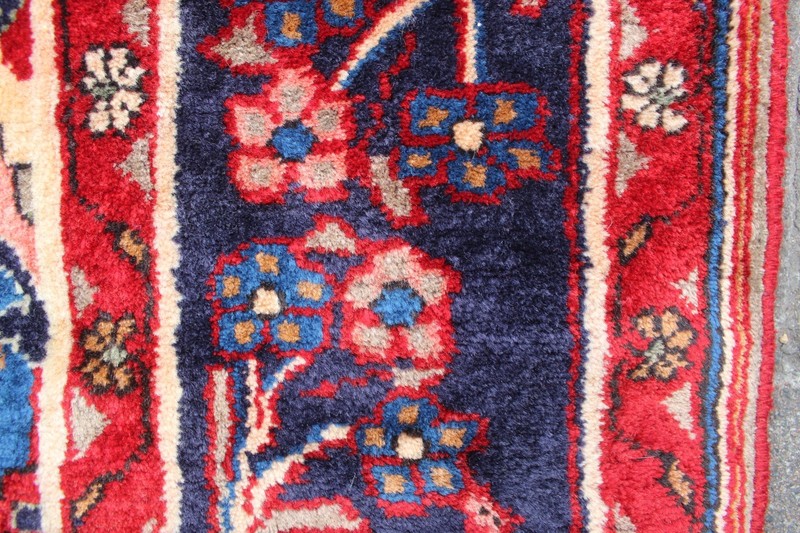 Vintage Hand Made Traditional Rug Oriental Wool Brown Long Large Rug 287x149cm gallery