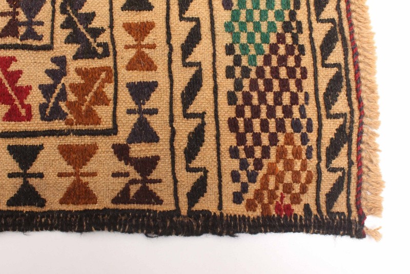 Vintage Hand Woven Area Rug 3'11" x 6'4" Traditional Wool Oriental Carpet gallery