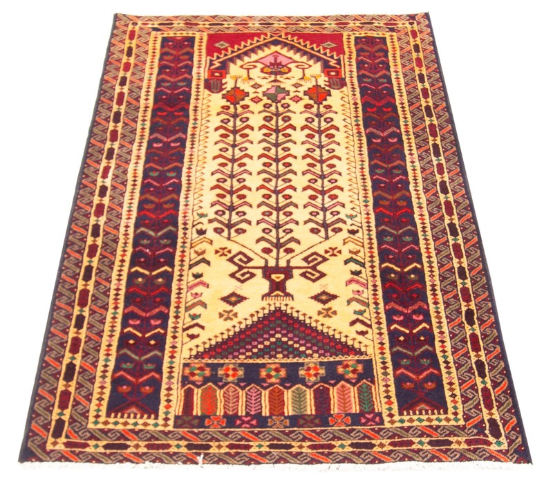 Traditional Vintage Hand-Knotted Oriental Carpet 3'6" x 6'6" Wool Area Rug gallery