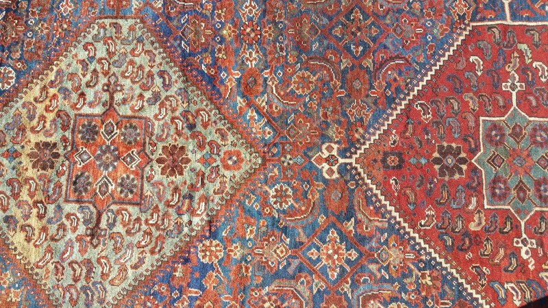 11 x 17 ft. 19th Century Antique Ghashghaei / Qashqai Rug, Palace Size! gallery