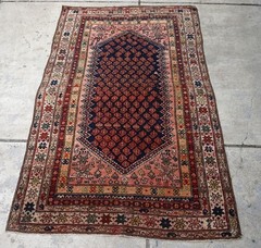 Antique Kurdish Rug 4’2″x6’5″