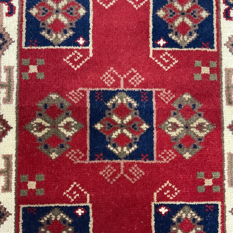 Handmade Indo Kazak Wool Rug 2' X 3' gallery