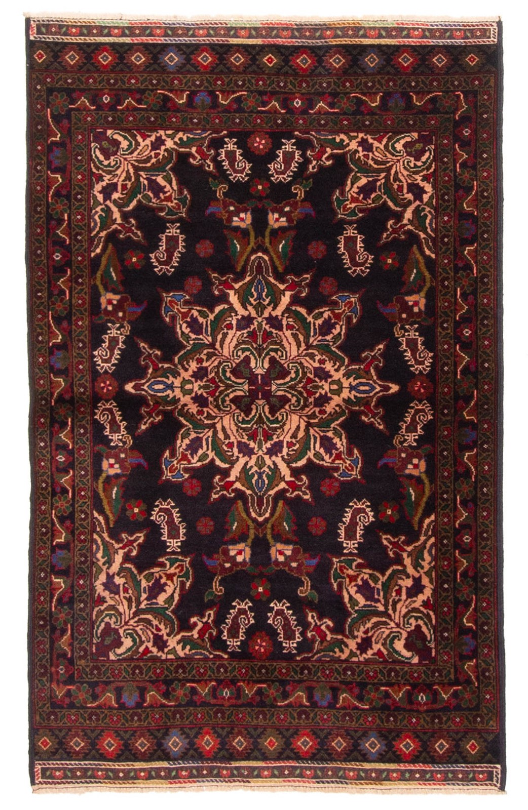 Traditional Vintage Hand-Knotted Area Rug 2'10" x 4'7" Oriental Wool Carpet gallery