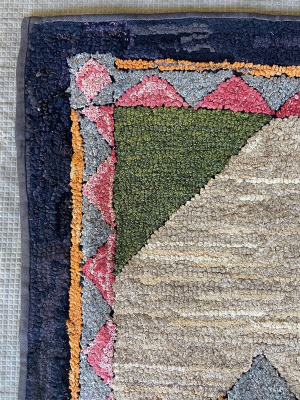 3.2x3.1FT Antique Hand Knotted Square Rug ⚫ FREE SHIPPING ⚫ gallery