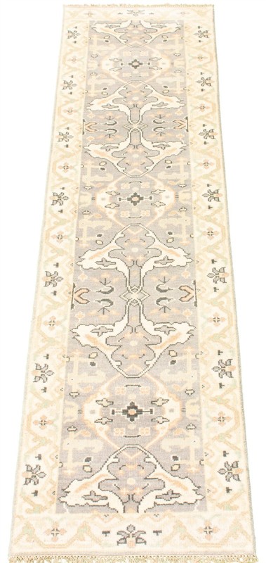 2'7" x 9'10" Vintage Hand-knotted Runner Rug Traditional Oriental Wool Carpet gallery