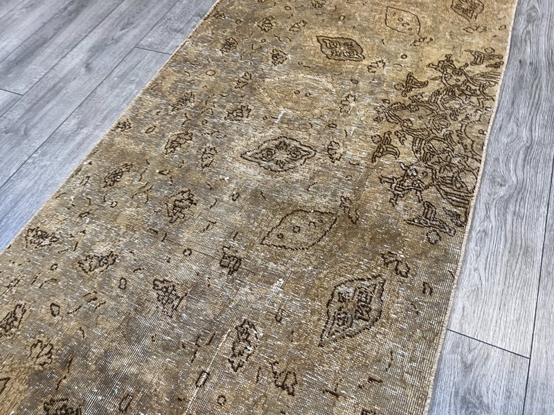 Persian Runner Rug, Vintage Runner Rug, Persian Wool Rug, Kitchen Rug, 3x9.6 ft gallery