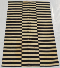 Vintage Traditional Handcrafted Dhurries StripedRug for Home Décor 249×166 cm