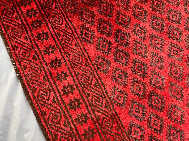150 X 270 cm Vintage Natural Vegetable Dye Khowdani Nomad Maldari Belouch Carpe gallery
