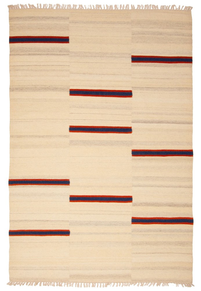 Vintage Hand Woven Area Rug 5'5" x 7'10" Traditional Wool Oriental Carpet