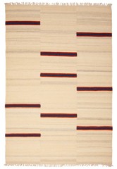 Vintage Hand Woven Area Rug 5’5″ x 7’10” Traditional Wool Oriental Carpet
