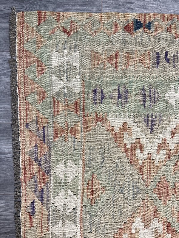 Vintage Kilim Traditional Hand Made Oriental Wool Kilim 5ftx3.2ft 150cmx102cm gallery