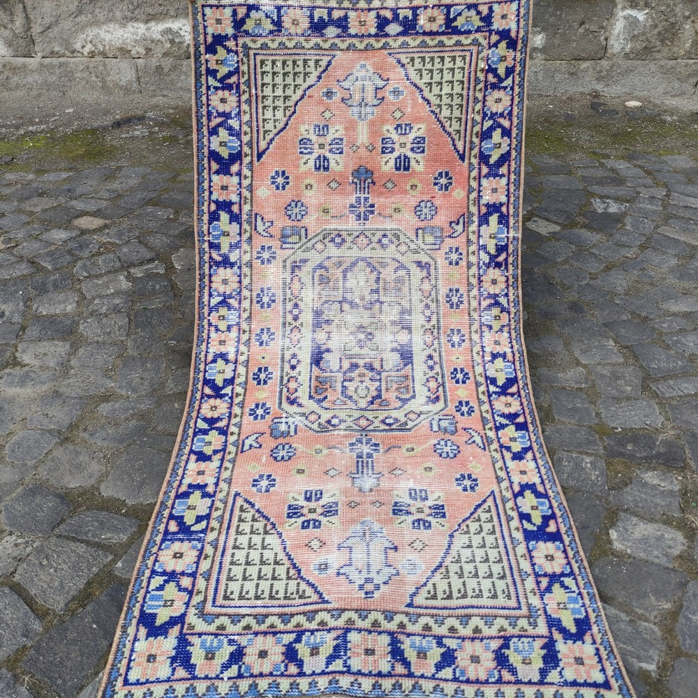 2x5 Persian Style kitchen rug 2.3 x 4.86 ft Vintage rug 70 x 148 cm runner