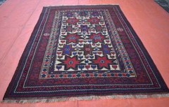 Handmade Afghan Tribal Berjesta Area Rug 6×9 Vintage Geometric Star Design Rug