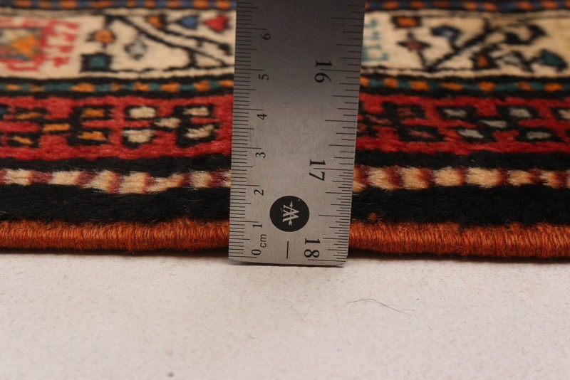 3'8" x 9'5" Vintage Hand-knotted Runner Rug Traditional Oriental Wool Carpet gallery