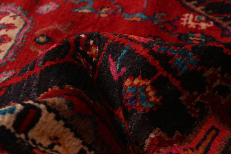 Vintage Traditional Hand-Knotted Area Rug 5'0" x 10'1" Oriental Wool Carpet gallery