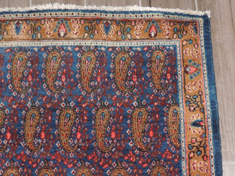 4x6ft. Vintage Mood Boteh Paisley Design Wool Rug gallery
