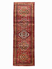 VINTAGE HERIZ RUNNER HAND MADE HALLWAY PERSIAN WOOL RUG CARPET 10’5″ x 3’7″