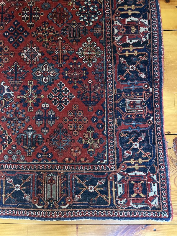 Large Antique Oriental Rug High Quality, Tightly Woven Intricate Design 79”x 51” gallery