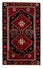 Vintage 3’0″ x 5’1″ Traditional Hand Knotted Vegetable Dye Wool Area Rug