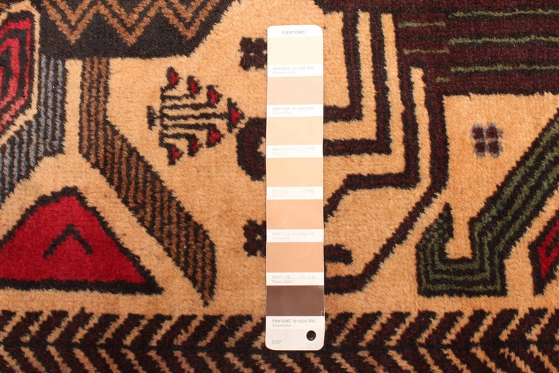 Traditional Vintage Hand-Knotted Carpet 3'7" x 6'5" Wool Area Rug gallery