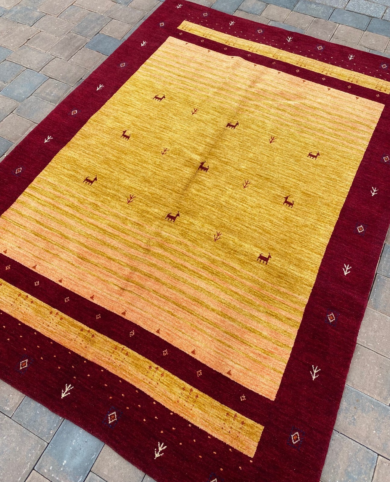 Fine Quality Handmade Nepalese Tibetan Area Rug 5'x8' Natural Dyes Wool Modern gallery
