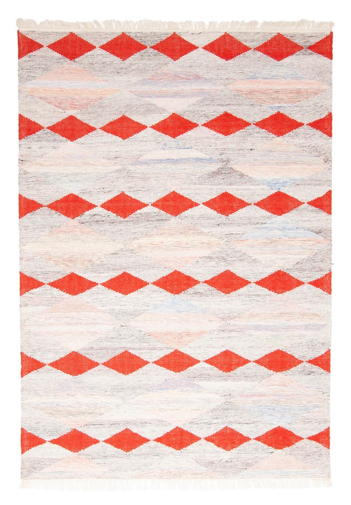 Vintage Hand Woven Area Rug 5'4" x 7'9" Traditional Wool Oriental Carpet