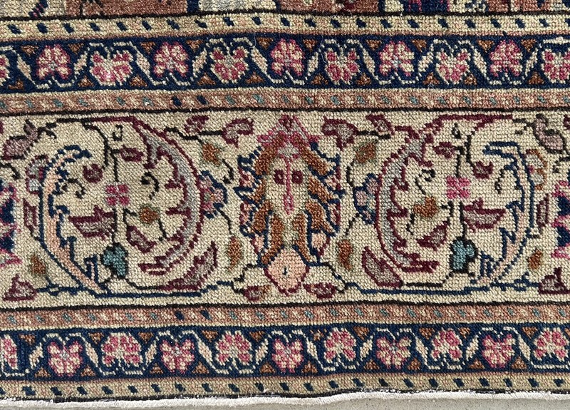 Beautiful Antique 19Th-Century Camel Colors 4.75 X 7.4FT tabrize Rug gallery