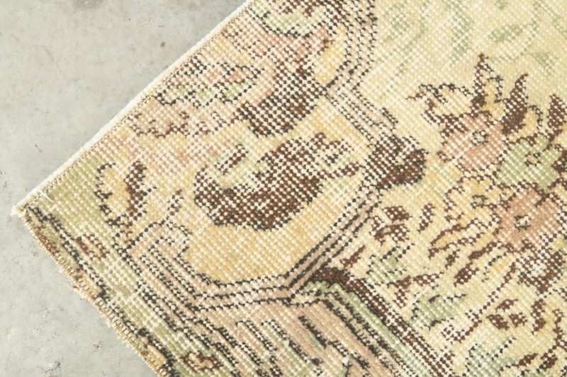 1x4 Turkish Slim Rug Hand-Knotted Door Mat Vintage Small Runner Mini Carpet,962 gallery