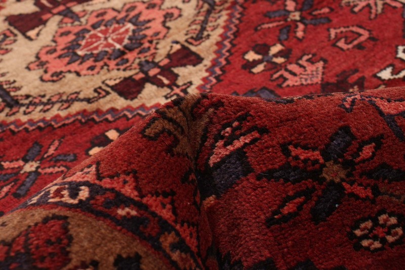 3'4" x 10'2" Vintage Hand-knotted Runner Rug Traditional Oriental Wool Carpet gallery