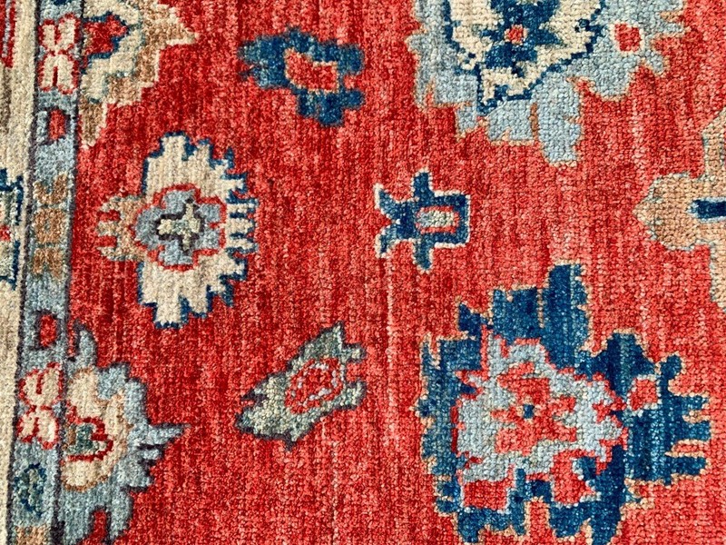 Modern Afghan Rug, Hand-Knotted Chobi Wool, Traditional Area Carpet (3x4 ft.) gallery