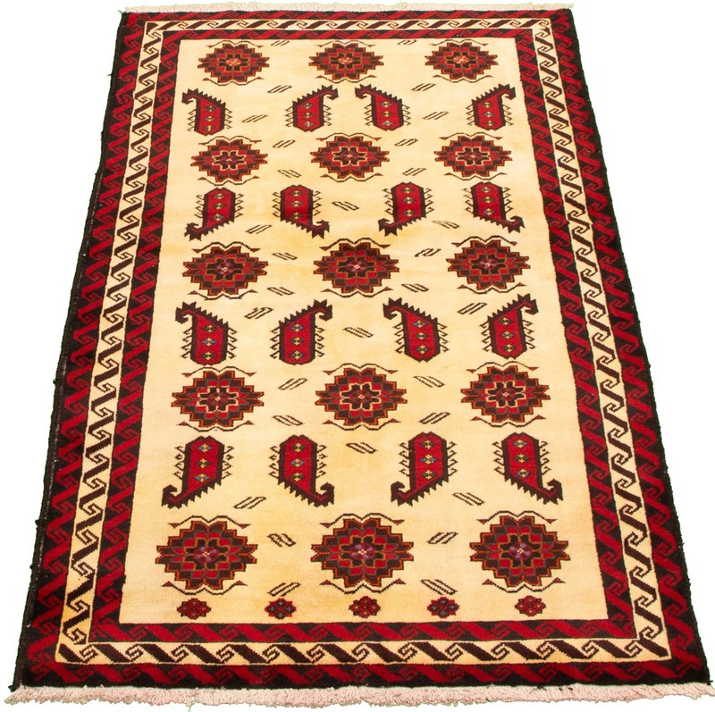 Vintage Traditional Hand-Knotted Area Rug 3'5" x 6'7" Oriental Wool Carpet gallery