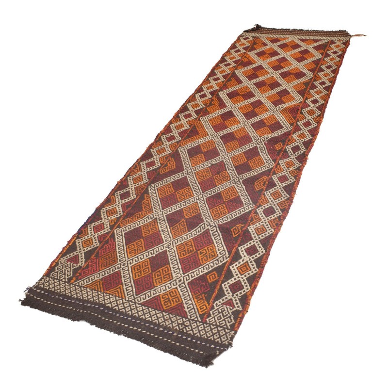 Handmade Oriental Persian Runner Rug Vintage Hallway Decort 8..4x2.2ft gallery