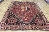 Antique Oriental Qashqai Pictorial Rug 285x218cm Handmade Tribal Wool Carpet gallery