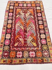 Antique Hand-Knotted Turkish Monastery 6’5″ x 4″