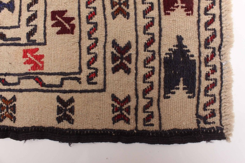 Vintage Hand Woven Area Rug 4'5" x 6'5" Traditional Wool Oriental Carpet gallery