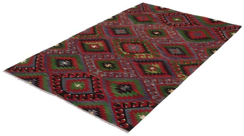 Vintage Hand Woven Area Rug 5'11" x 10'4" Traditional Wool Oriental Carpet gallery