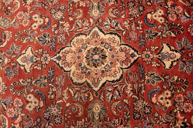 10X13'5 Handmade Semi-Antique Floral Oriental Rug Classic Vintage Wool Carpet gallery