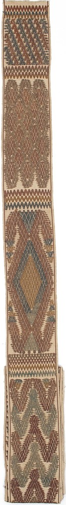 Vintage Hand Woven Area Rug 1'0" x 44'0" Traditional Wool Oriental Carpet