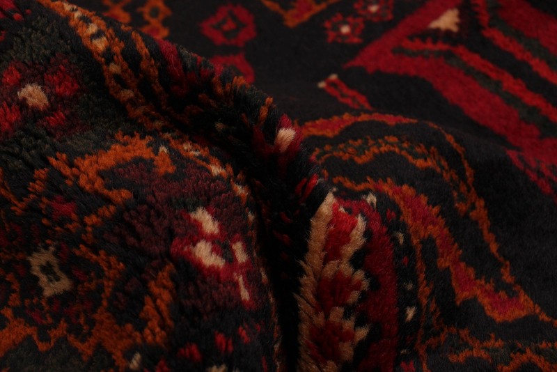 Vintage Hand-Knotted Area Rug 4'6" x 9'7" Traditional Oriental Wool Carpet gallery
