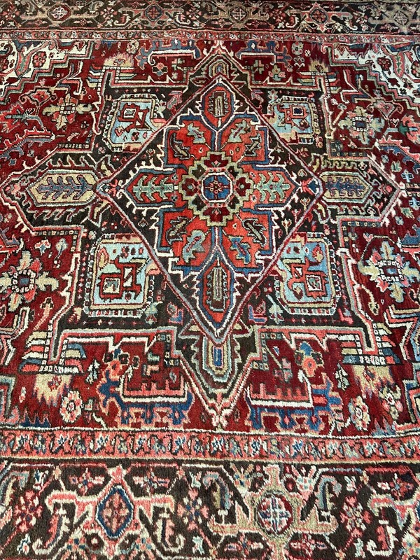 Hand Knotted Wool Herizz Rug 8.5x10.8 ft. #1374a gallery