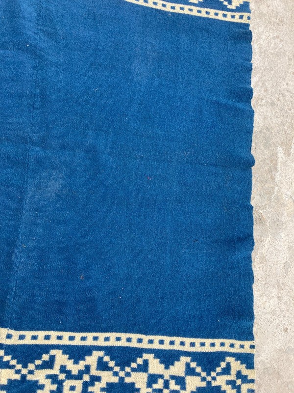Vintage Handmade Turkish Geometric Wool Kilim Rug 220x149 cm gallery