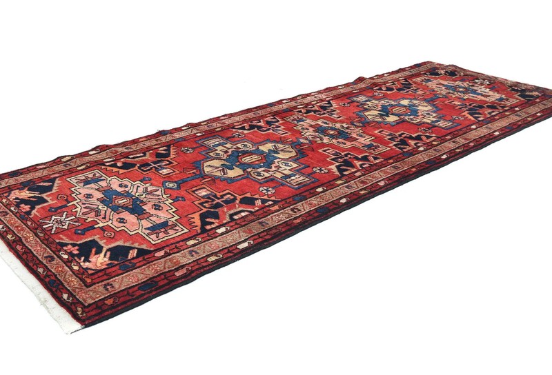 4x10 ft Tribal Geometric Oriental Rug Red Farmhouse Decor Kitchen Hallway Carpet gallery
