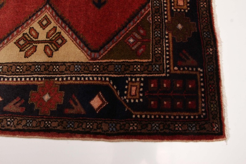 Vintage 3'1" x 6'6" Traditional Hand Knotted Vegetable Dye Wool Area Rug gallery