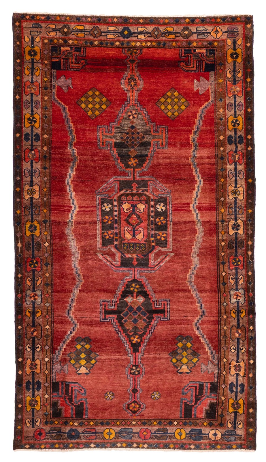Traditional Vintage Hand-Knotted Area Rug 4'3" x 7'10" Oriental Wool Carpet gallery